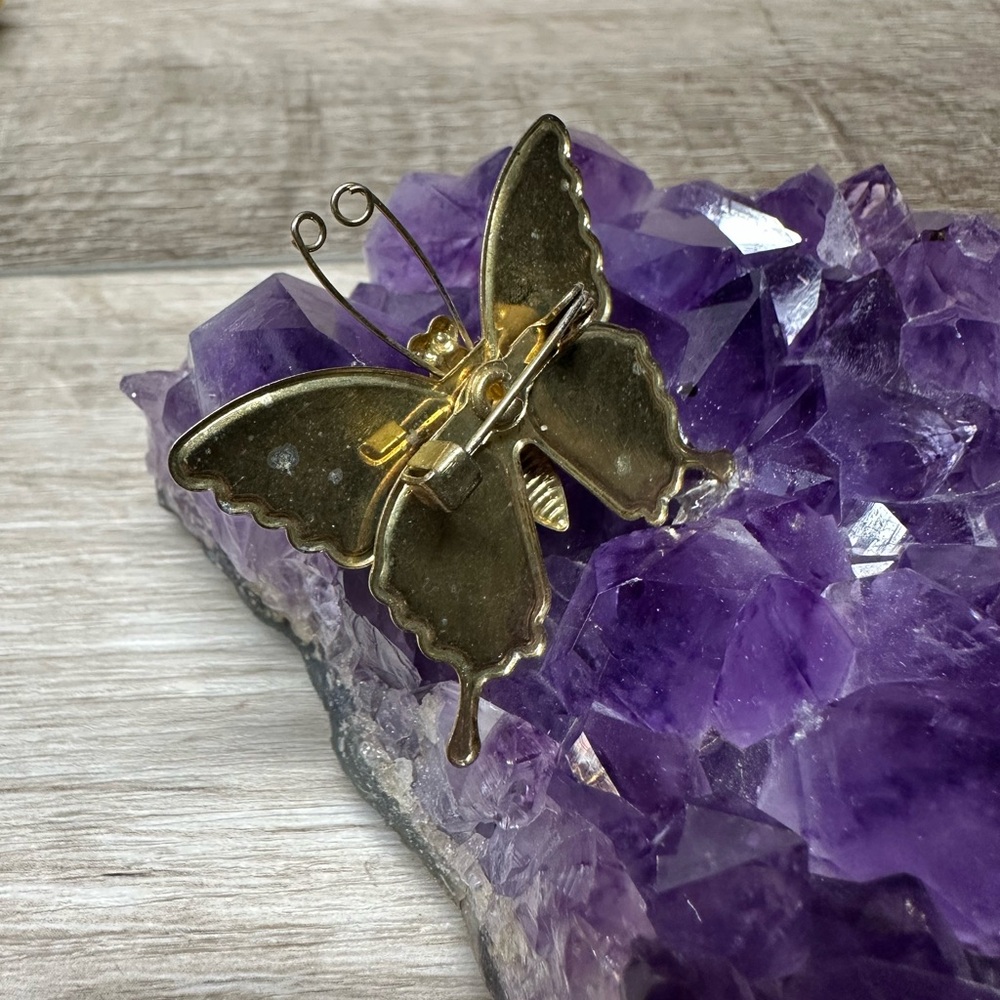 Colorful Butterfly Brooch - Picture 2 of 2